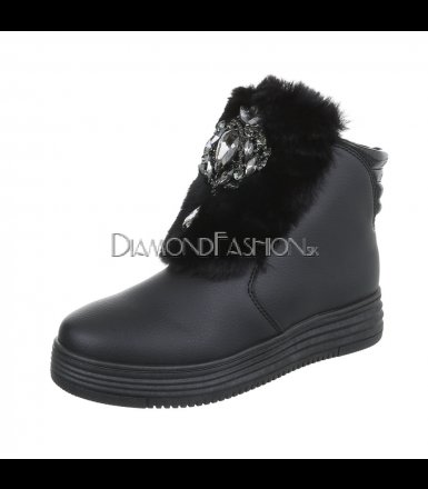 Exkluzívne topánky s kožušinou Black Diamond
